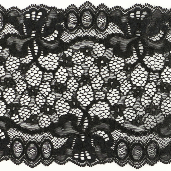 Wirkspitze Band breit elastisch in schwarz