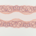 Spitzenband elastisch in apricot violett