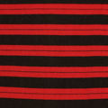 Microfaser Jersey sehr fein glänzend in schwarz rot