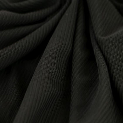 Microfaser Jersey sehr fein matt in schwarz